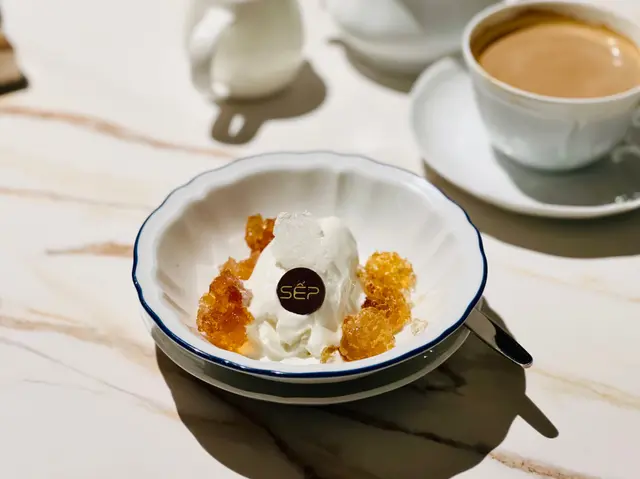 -18°C coconut custard