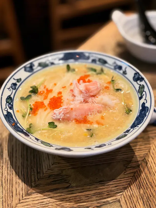 松葉蟹肉稻庭烏冬