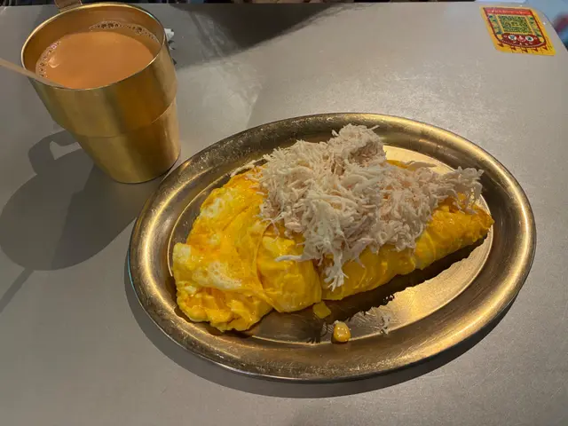 雪山雞絲配粟米巨型奄列