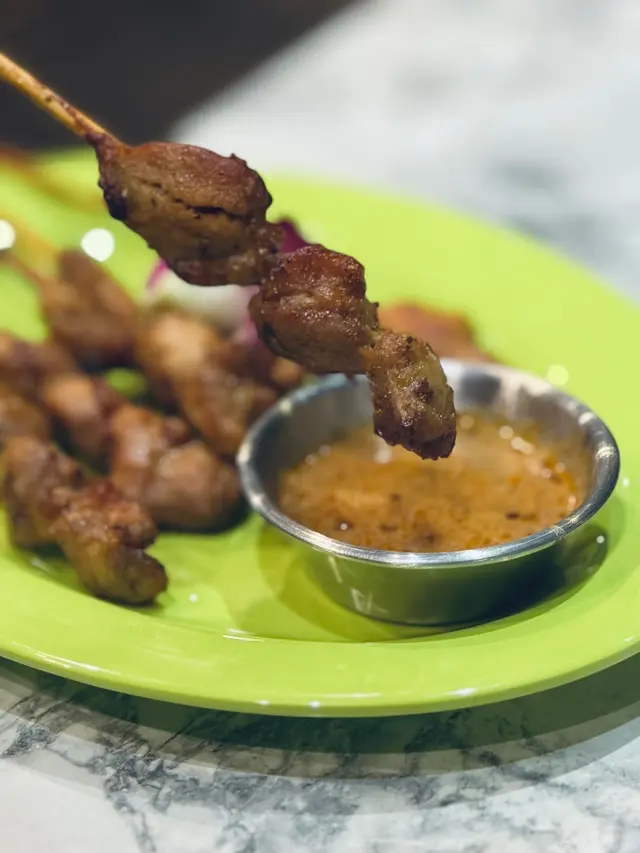 炭燒雞肉串燒沙嗲