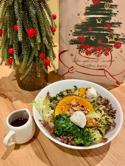  枫糖烤南瓜沙律